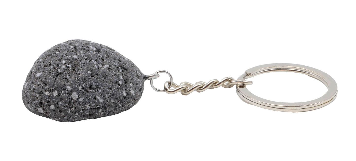 Porte Clés Pierre de Lave roulée 3cm