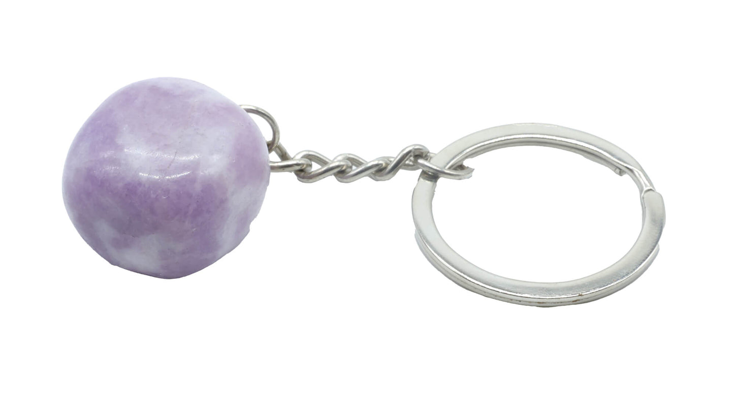 Porte Clés Lepidolite roulée 3cm