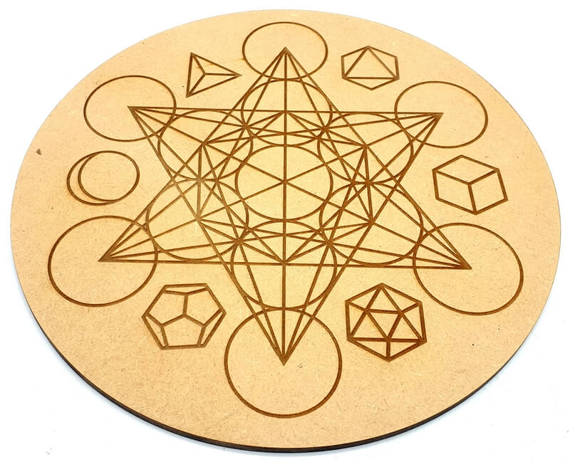 Plaque Bois Etoile Boussole 20cm