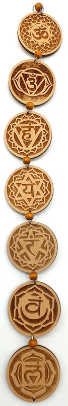 Mobile Bois 7 Chakras 44cm