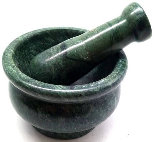 Mortier Marbre Vert 10cm