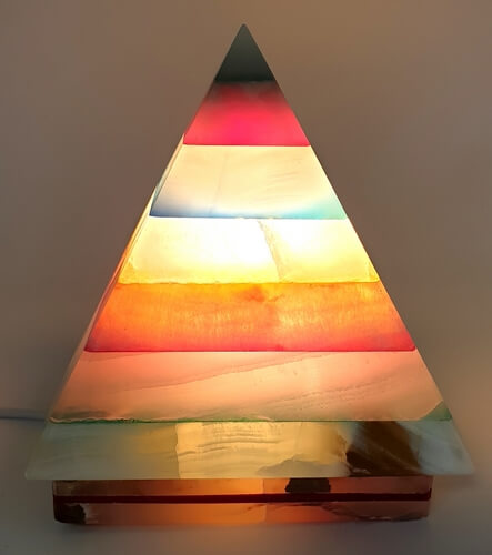 Lampe Onyx Pyramide 3KG