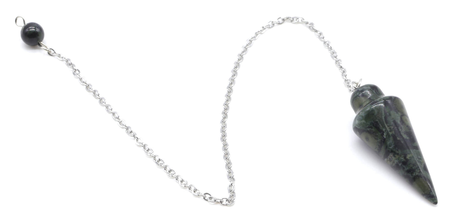 Pendule Goutte Jaspe Kambaba 3cm