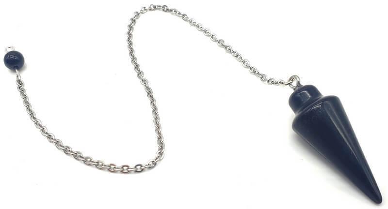 Pendule Goutte Obsidienne Noire 3cm