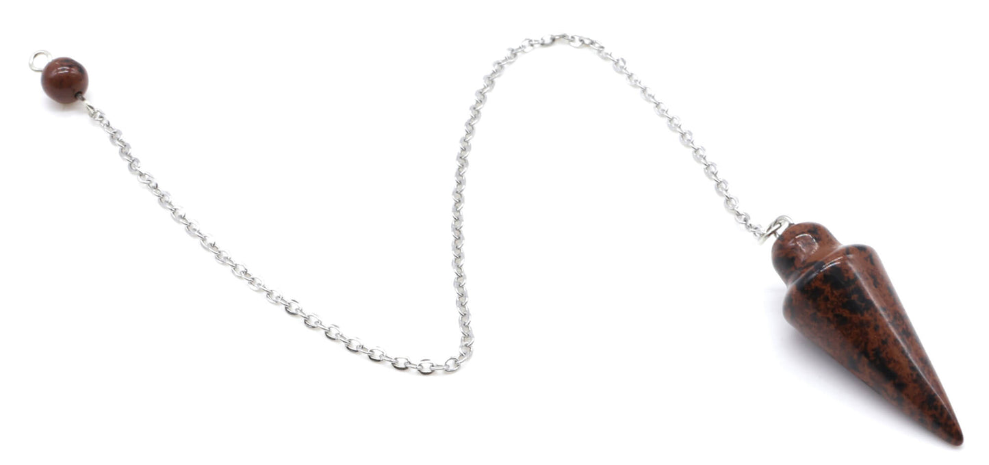 Pendule Goutte Obsidienne Mahogany 3cm