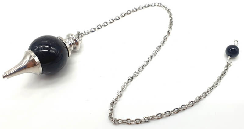 Pendule sphère Tourmaline Noire 4cm