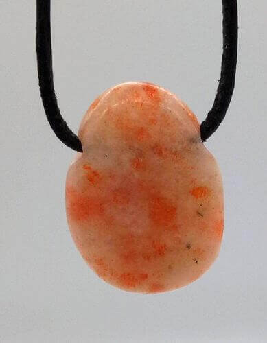 Pierre de soleil roulée Percée 3cm