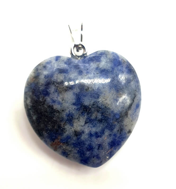 Pendentif Coeur Sodalite 2.5cm