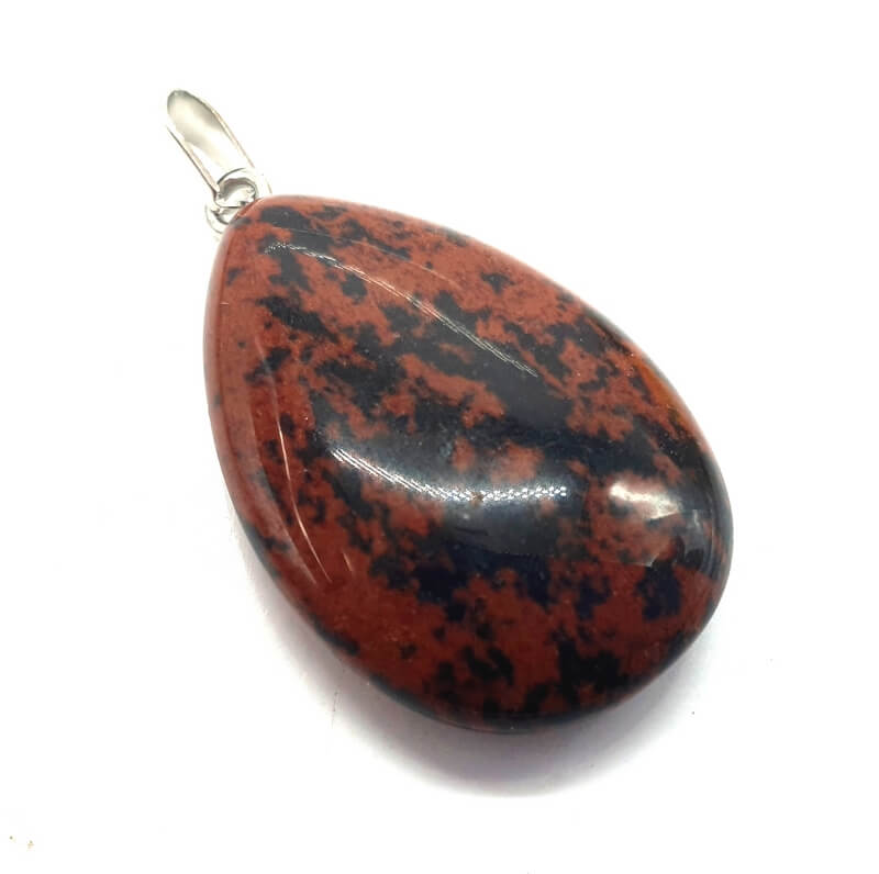 Pendentif Larme Obsidienne Mahogany 3cm