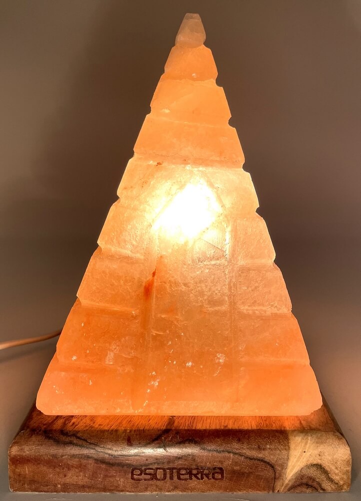 Lampe de Sel Himalaya Pyramide striée 4KG
