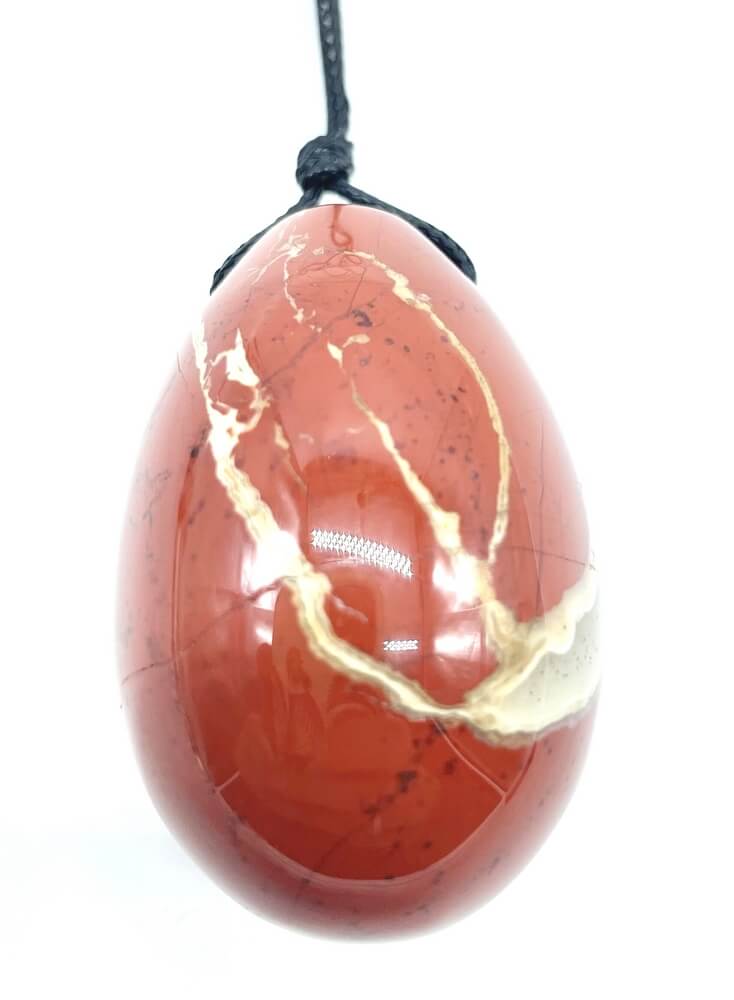 Oeuf de Yoni Jaspe Rouge 4.5cm
