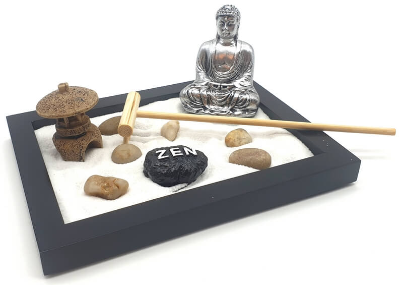 Jardin Zen Bouddha Moulin 16cm