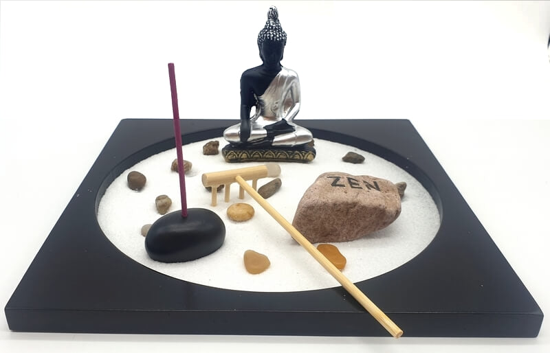 Jardin Zen Bouddha Rond 23cm