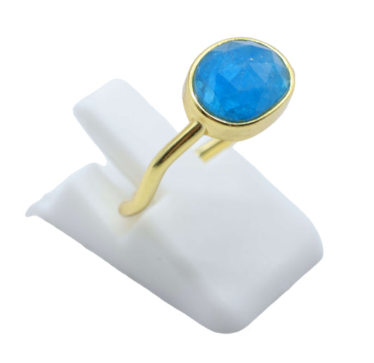 Bague Argent 925 Apatite Design