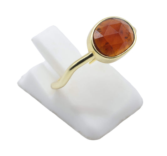 Bague Argent 925 Grenat Design