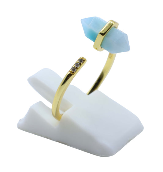 Bague Argent 925 Larimar Pointe