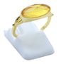 Bague Argent 925 Citrine Ovale