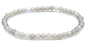 Bracelet Agate Grise perles 4mm