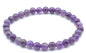 Bracelet 'Dark' Améthyste Perles 6mm