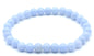 Bracelet Angélite perles 6mm