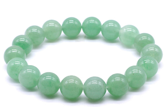 Bracelet Aventurine Verte perles 10mm