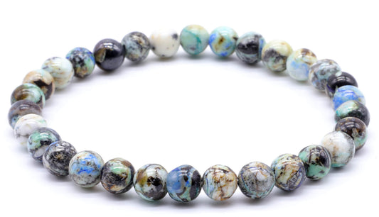 Bracelet Baryte 'AAA' perles 6mm