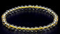 Bracelet Citrine Naturelle perles 4mm