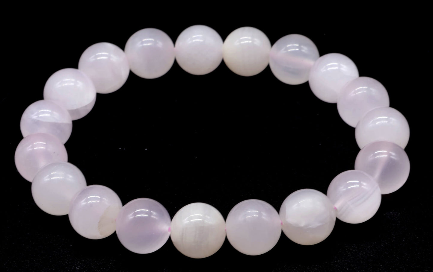Bracelet Calcite Rose perles 10mm