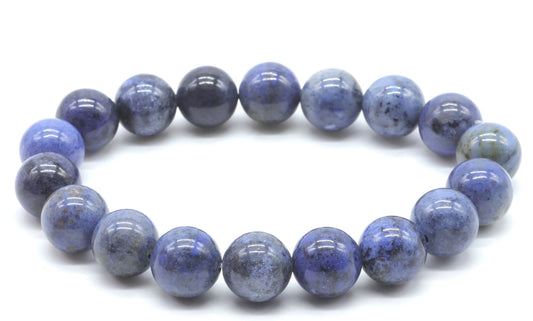 Bracelet Dumortiérite perles 10mm