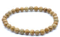 Bracelet Bois Fossile perles 6mm