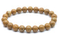 Bracelet Bois Fossile perles 8mm