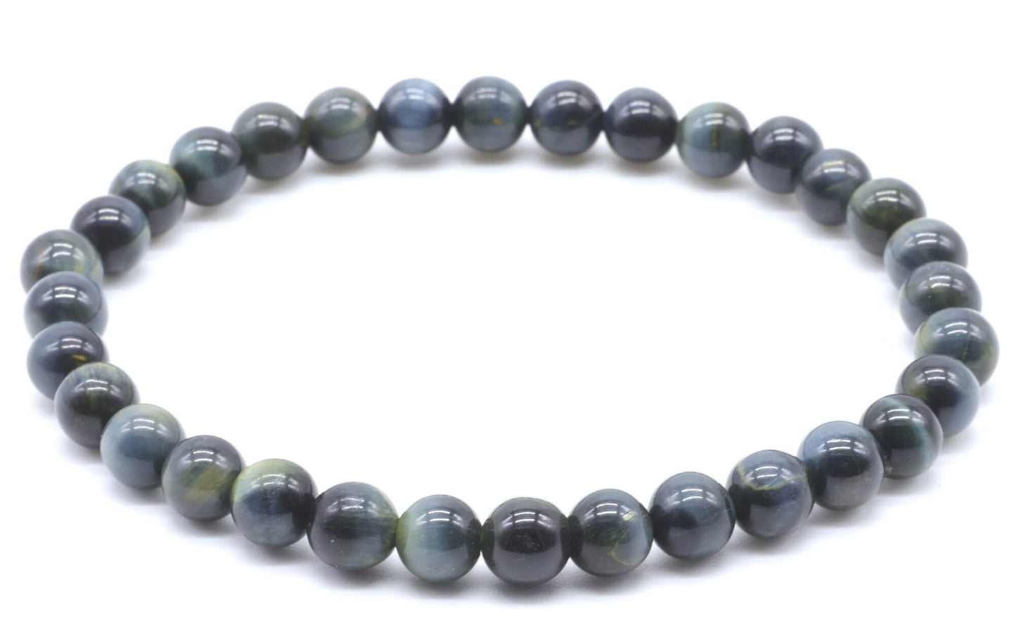 Bracelet Oeil de Faucon 'AA' perles 6mm