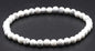 Bracelet Howlite Blanche 4mm