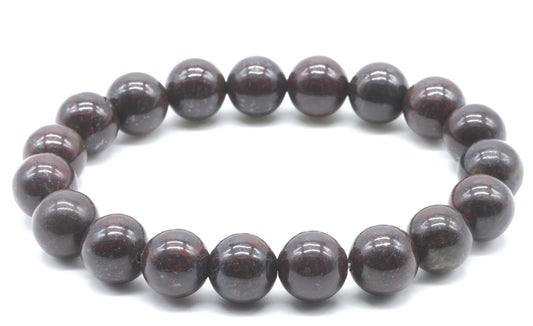 Bracelet Jaspe Arc-en-ciel perles 10mm