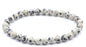 Bracelet Jaspe Dalmatien perles 6mm