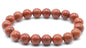 Bracelet Jaspe Rouge perles 10mm