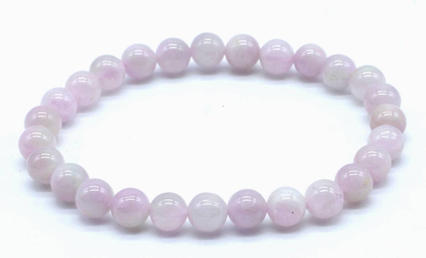 Bracelet Kunzite perles 6mm