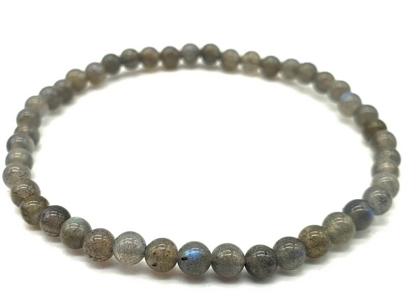 Bracelet Labradorite 'AA' perles 4mm