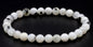 Bracelet Labradorite Blanche perles 6mm