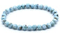 Bracelet Larimar perles 6mm