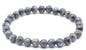 Bracelet Larvikite perles 6mm