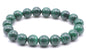 Bracelet 'Dark ' Malachite 'AA' perles 10mm