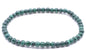 Bracelet 'Dark' Malachite 'AA' perles 4mm