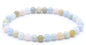 Bracelet Morganite perles 6mm