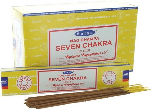 Encens Satya Sept Chakras 15g
