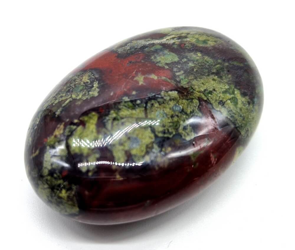 Galet Roulé XL Jaspe Sang de Dragon 6cm