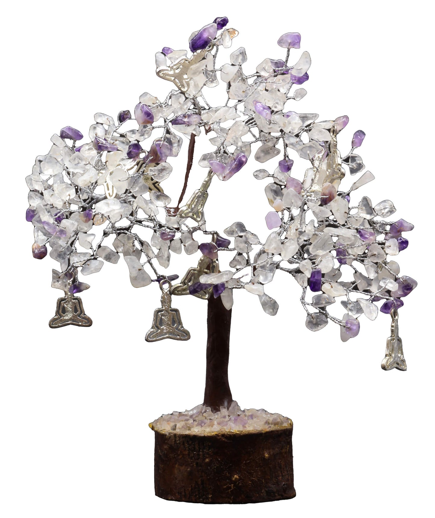 Arbre du Bonheur Cristal/Améthyste Yoga 300pcs