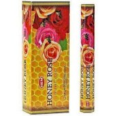 Encens HEM Rose Miel 20g