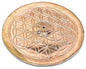 Porte-Encens Métal Fleur de Vie 15cm - Plaqué Cuivre