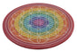 Porte-Encens Pierre Rond Fleur de Vie Dégradé 10cm